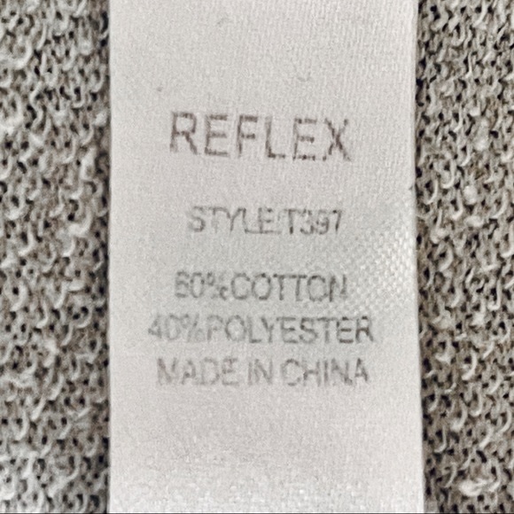 Reflex California Republic medium grey sweatshirt image on front kangaroo pocket - Picture 7 of 8